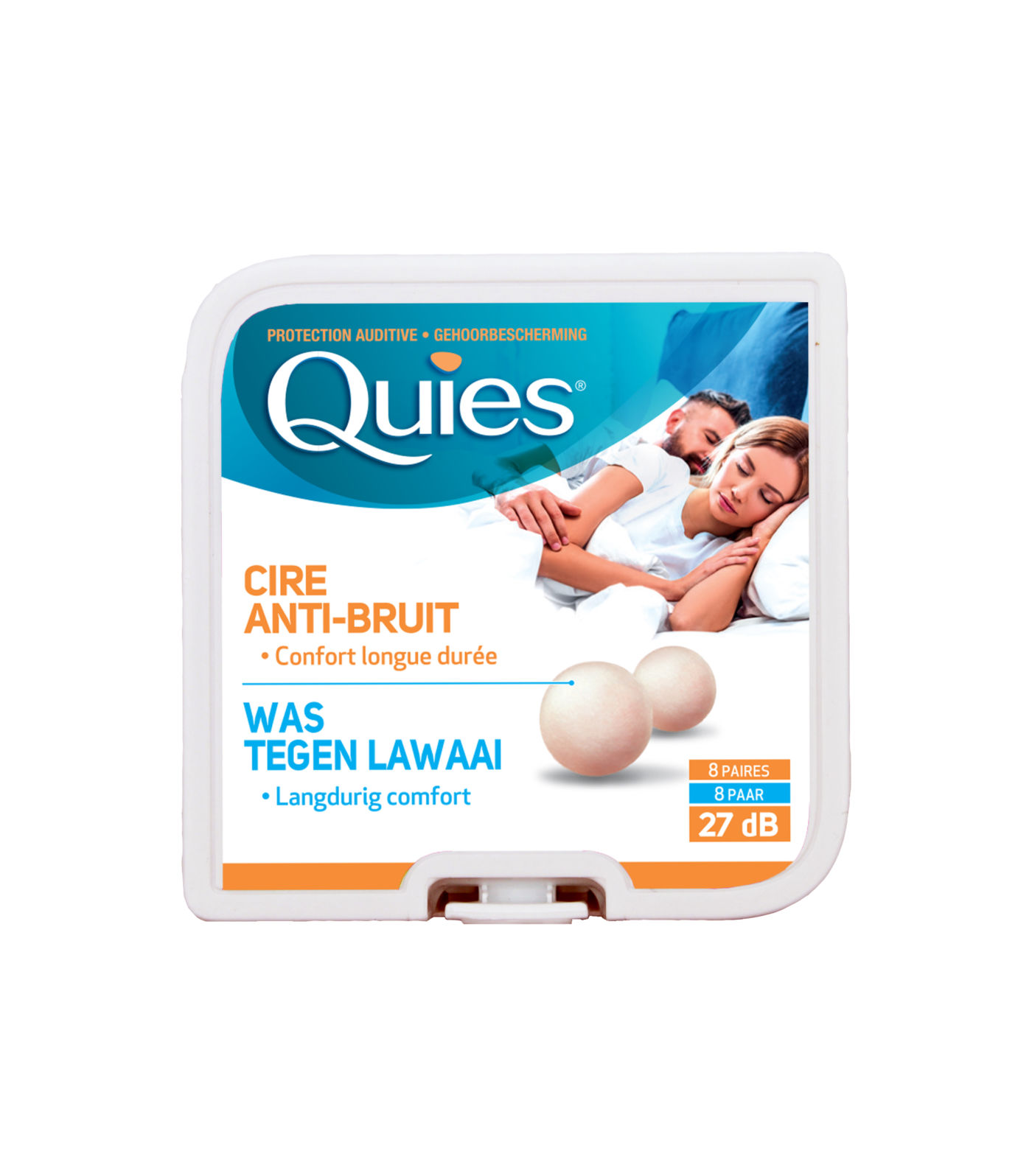 Authentique Boules Quies protection auditive cire naturelle