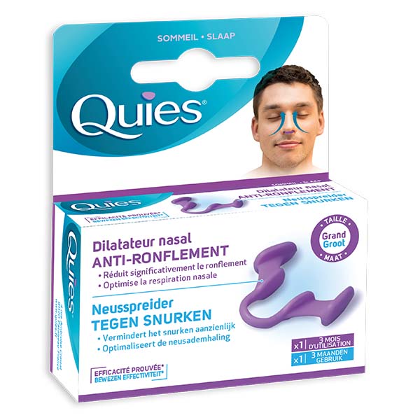 Quies dilateur nasal anti ronflement - Améliorer la respiration