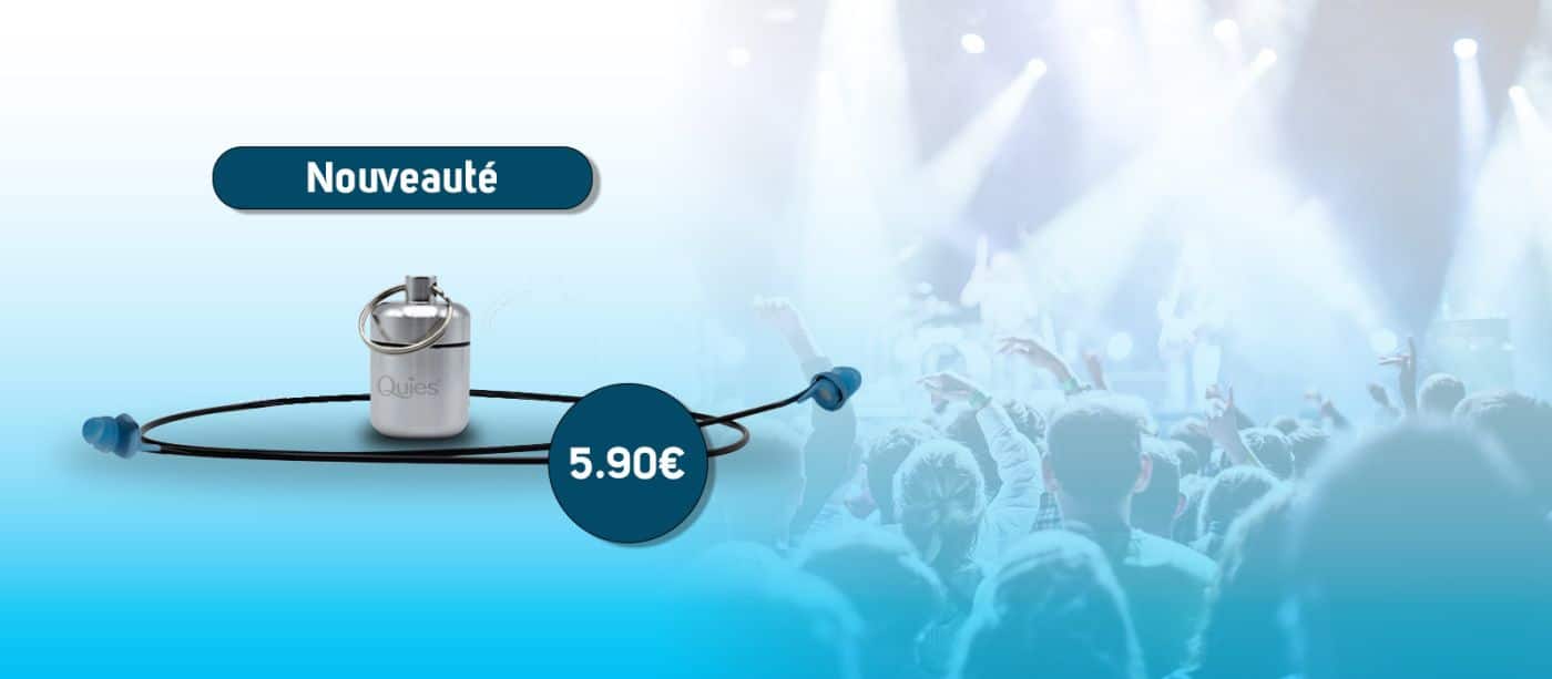 Kit Quies Specific avec cordon et étui – accessoires pour bouchons d’oreilles