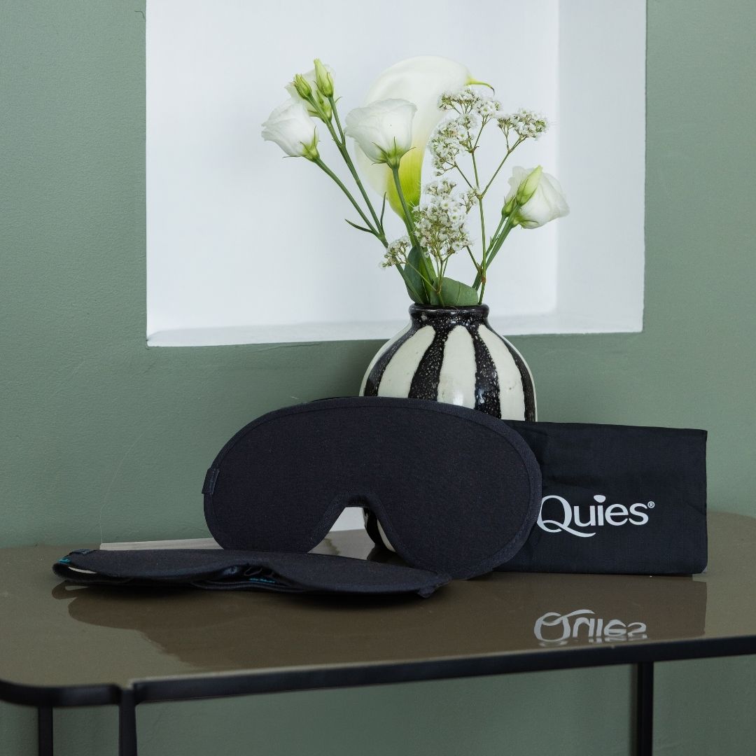 Packaging du masque yeux occultant Quies
