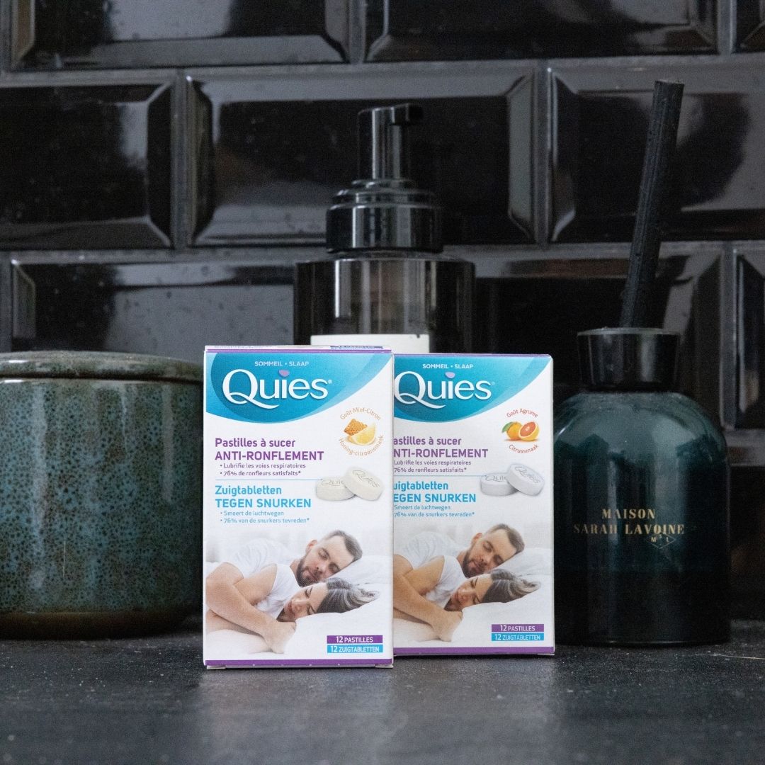 Packaging Quies Pastilles Anti-Ronflement Miel-Agrumes