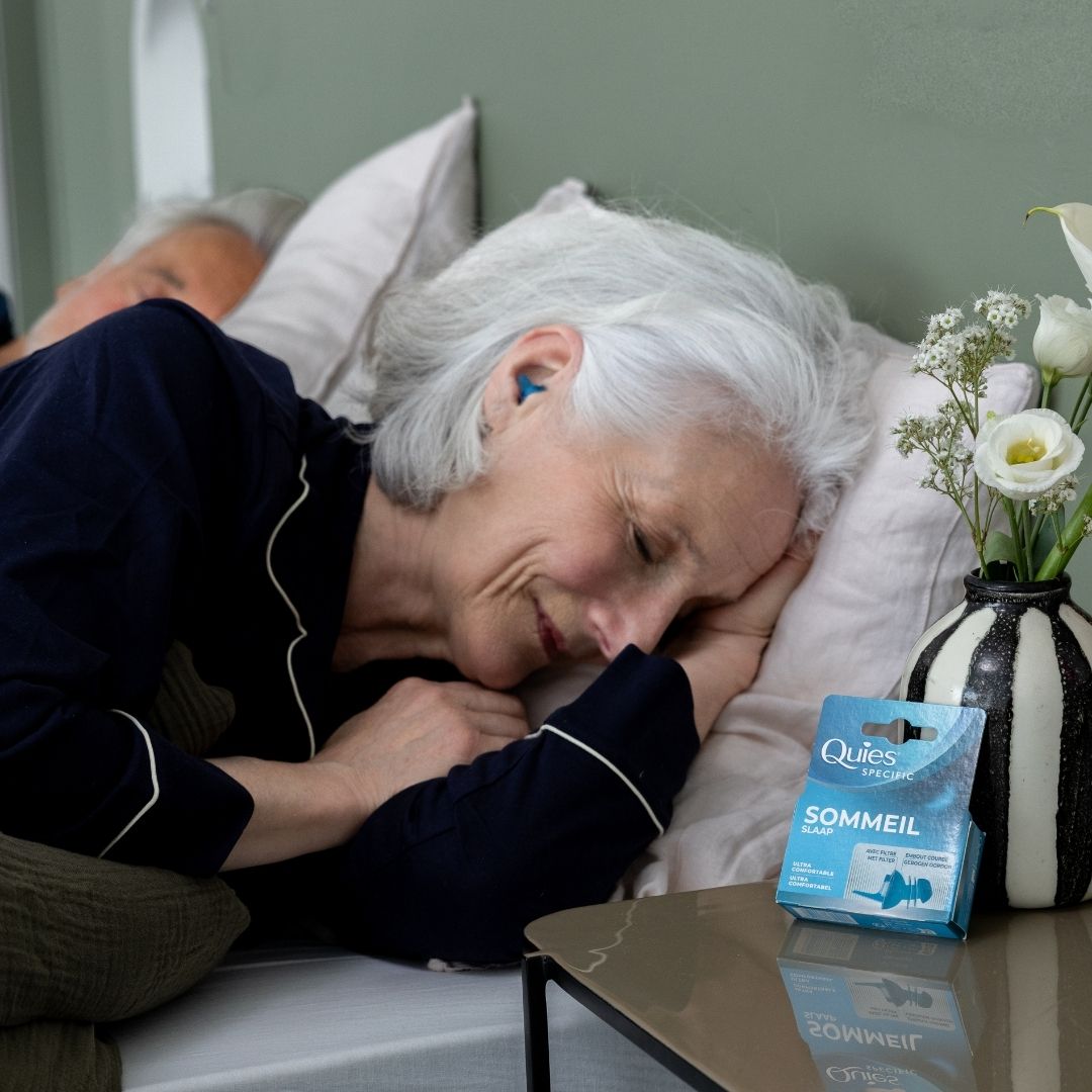 Bouchons d'oreilles Quies Specific Sommeil utilisés pour dormir