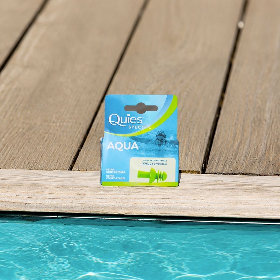 Packaging des bouchons d'oreilles Quies Specific Natation pour la piscine